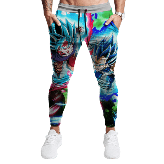 Dragon Ball Z Vegeta Goku SSGSS Colorful Dope Track Pants