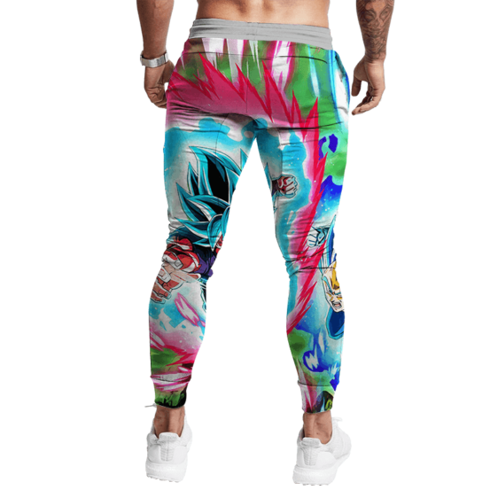 Dragon Ball Z Vegeta Goku SSGSS Colorful Dope Track Pants