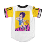 Dragon Ball Z Vegeta Playing Ball Art Baseball Jersey