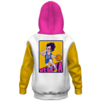 Dragon Ball Z Vegeta Playing Ball Kids Hoodie Back