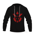 Dragon Ball Z Vegeta Shadow Cool Red Vegeta Symbol Hoodie