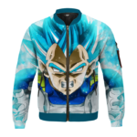 Dragon Ball Z Vegeta Super Saiyan Blue Awesome Bomber Jacket