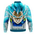 Dragon Ball Z Vegeta Super Saiyan Blue Awesome Bomber Jacket - back