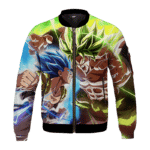 Dragon Ball Z Vegito Broly Super Fight Bomber Jacket