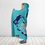 Dragon Ball Z What If Future Trunks Capsule Corp. Hoodie Blanket