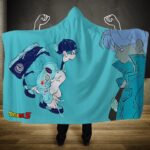 Dragon Ball Z What If Future Trunks Capsule Corp. Hoodie Blanket