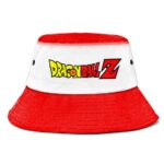 Dragon Ball Z White and Red Simple but Awesome Bucket Hat