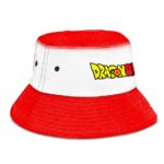 Dragon Ball Z White and Red Simple but Awesome Bucket Hat