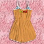 Dragon Ball Z Young Bulma Variation Stylish Orange Romper