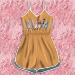 Dragon Ball Z Young Bulma Variation Stylish Orange Romper