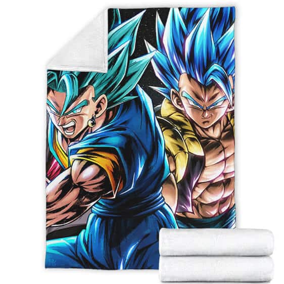 Dragon Ball Z Son Goku Super Saiyan Blue Awesome Throw Blanket