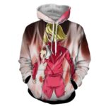 Dragon Ball Android 18 Ultra Instinct Epic Back View Hoodie