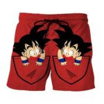 Dragon Ball Cute Goku Kid Pocket Simple Design Summer Shorts