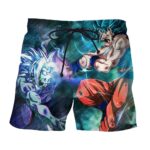Dragon Ball Fused Zamasu Goku Blue Super Saiyan Kaioken Boardshorts