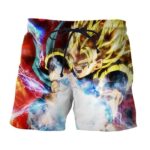 Dragon Ball Gogeta 3 Super Saiyan Cool Kamehameha Wave Shorts