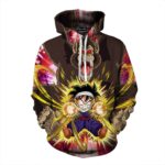 Dragon Ball Gohan Kid Great Ape Power Vibrant Trending Design Hoodie