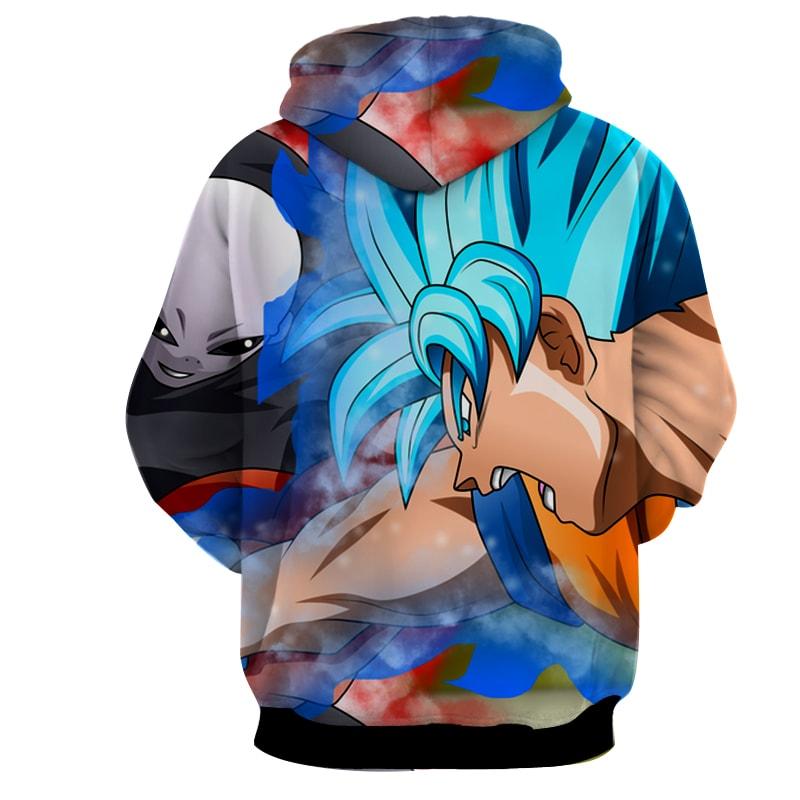 Goku super saiyan blue hoodie top