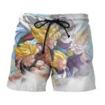 Dragon Ball Goku Vegeta Super Saiyan Piccolo Fight Prepare Casual Wear Shorts