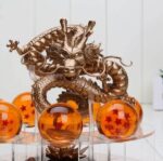 Dragon Ball Green & Golden Shenron 7 Crystal Balls Shelf Figure Set - Saiyan Stuff