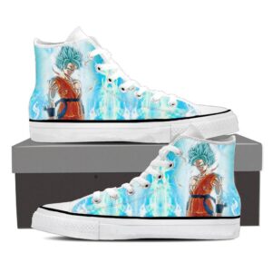 Dragon Ball Serious Super Saiyan Goku Blue Epic Sneaker Shoes