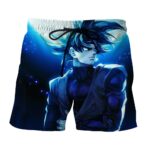 Dragon Ball Super Black Goku Cool Night Blue Moon Boardshorts