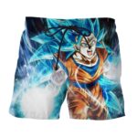 Dragon Ball Super Goku 3 Super Saiyan Blue Kaioken Boardshorts