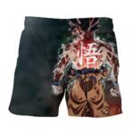 Dragon Ball Super Goku Kanji Symbol Epic Back View Boardshorts