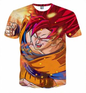 Dragon Ball Super Goku Rage Red Ultra Instinct Dope T-Shirt