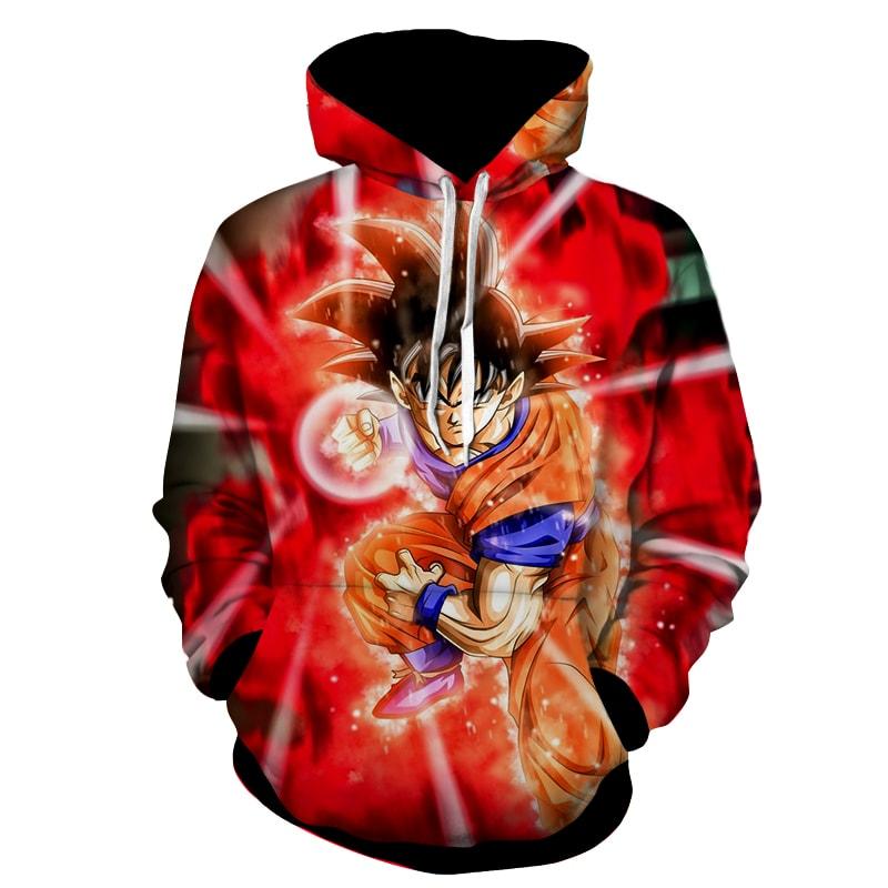 Goku 2025 hoodie red