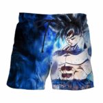 Dragon Ball Super Goku Ultra Instinct Blue Kaioken Cool Boardshorts