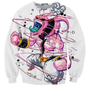 Dragon Ball Super Mad Kid Buu Graffiti Style Sweatshirt - Saiyan Stuff