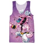 Dragon Ball Super Mad Kid Buu Purple Background Tank Top