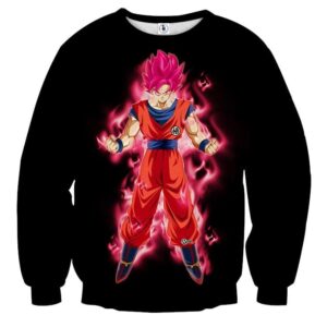 Dragon Ball Super Son Goku Red Kaioken Ultra Instinct Sweater