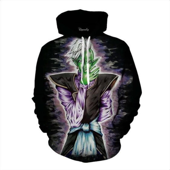 Dragon Ball Super Zamasu Supreme God Kai Manga Theme Design Hoodie