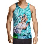Dragon Ball Vegito 4 Blue Super Saiyan Kaioken Cool Tank Top
