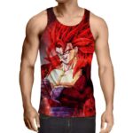 Dragon Ball Vegito 4 Blue Super Saiyan Kaioken Cool Tank Top
