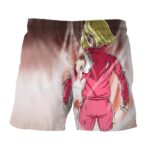 Dragon Ball Z Android 18 Bruised Epic Back View Boardshorts