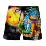 Dragon Ball Z Blue Goku 3 Super Saiyan Shenron Epic Boardshorts