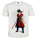 Dragon Ball Z Cool Adult Goku Fighter Attire Shenron T-Shirt