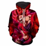 Dragon Ball Z Electrifying Super Saiyan Red Goku Hoodie