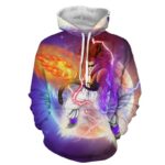 Dragon Ball Z Gogeta Super Saiyan 4 Black Eyes Hoodie