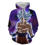 Dragon Ball Z Goku Perfected Ultra Instinct Form Hoodie