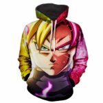 Dragon Ball Z Goku Rose & Super Saiyan 2 Formation Hoodie