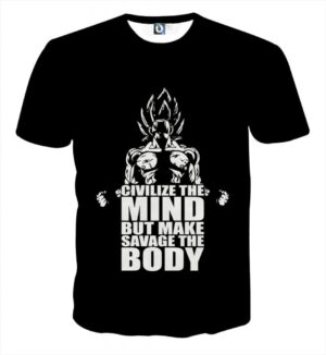 Dragon Ball Z Goku Super Saiyan Epic Black Training T-Shirt