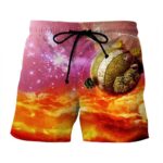 Dragon Ball Z Great King Kai Planet Cool Orange Boardshort