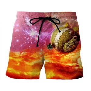 Dragon Ball Z Great King Kai Planet Cool Orange Boardshort