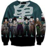 Dragon Ball Z Heroes Dark Black Badass 3D Crewneck Sweatshirt - Saiyan Stuff