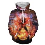 Dragon Ball Z Jiren In His Powerful Flaming Aura Hoodie