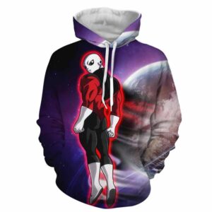 Dragon Ball Z Jiren The Gray Red Aura In Outer Space Hoodie