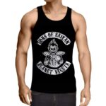 Dragon Ball Z Skeleton Vegeta Scary Saiyan Epic Gym Tank Top